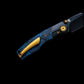 Vixino x Caveman Baby Bronto - Pocket Knife - S35VN -Titanium Bolsters with Carbon Fiber - X902-C1