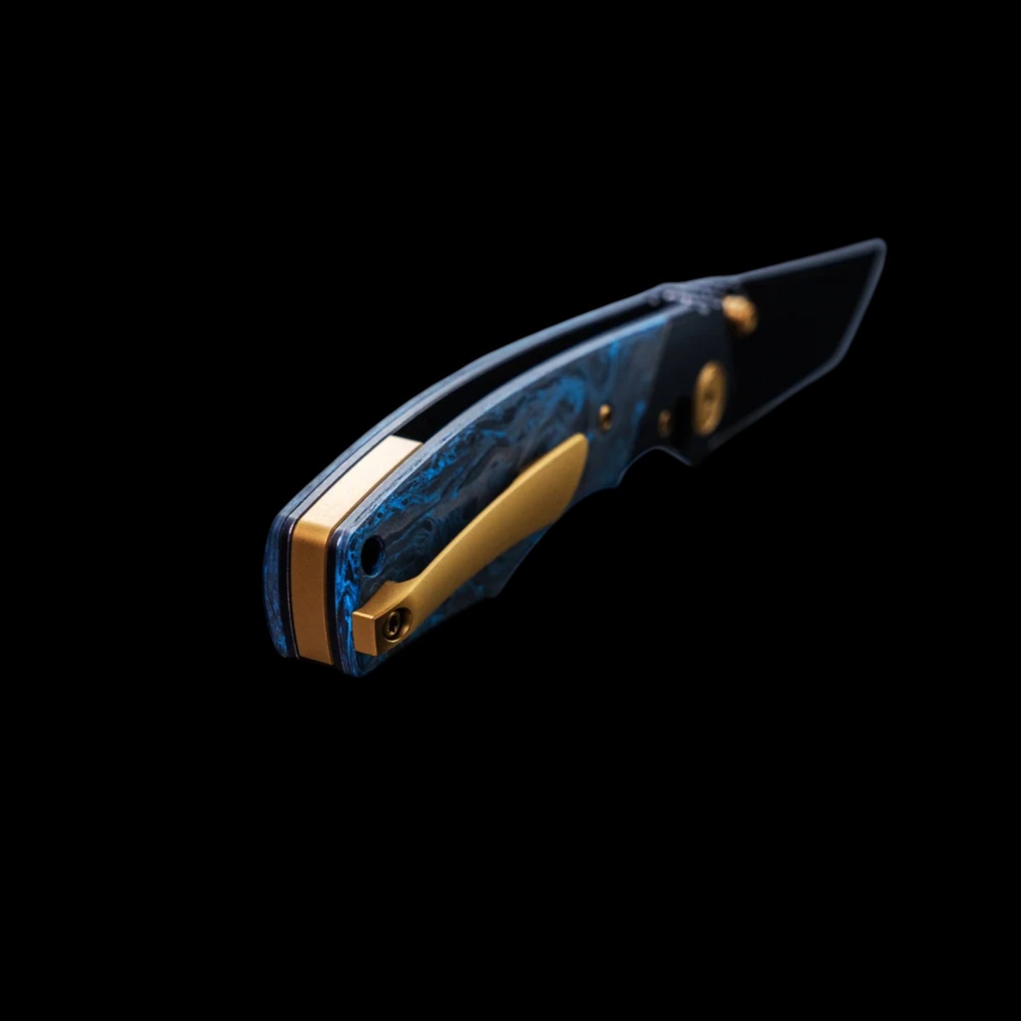 Vixino x Caveman Baby Bronto - Pocket Knife - S35VN -Titanium Bolsters with Carbon Fiber - X902-C1