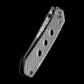 CIVIVI Vision FG Thumb Stud & Superlock Knife Polished Clear Lexan Handle (3.54" Satin Finished Nitro-V Blade With Rock-Grind Pattern) C22036-8