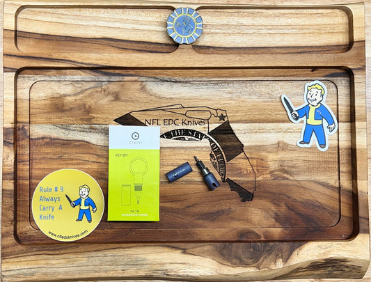 Civivi Key Bit Container Tactical Blurple One Piece 6AL4V Titanium