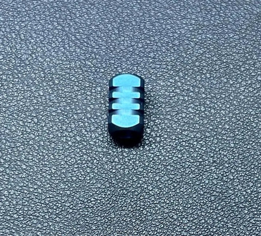 TEC Accessories 24 S1 Lanyard Bead Titanium with Titanium Construction - Anodized Green