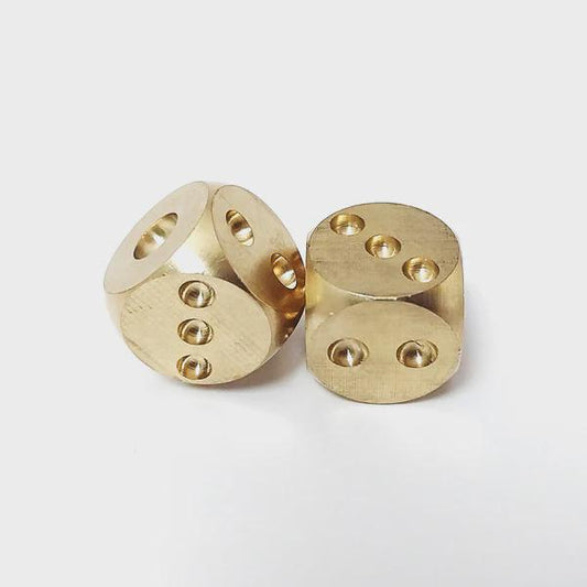 Coeburn Tool | Large Pair of Solid Brass Playing Dice CT3008