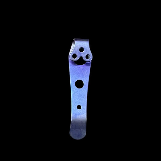 Lynch NW Spyderco Smock Clip - Blurple - Speed Holes