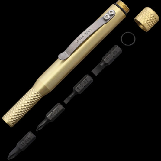 Maratac 076B Brass TI Pen Driver