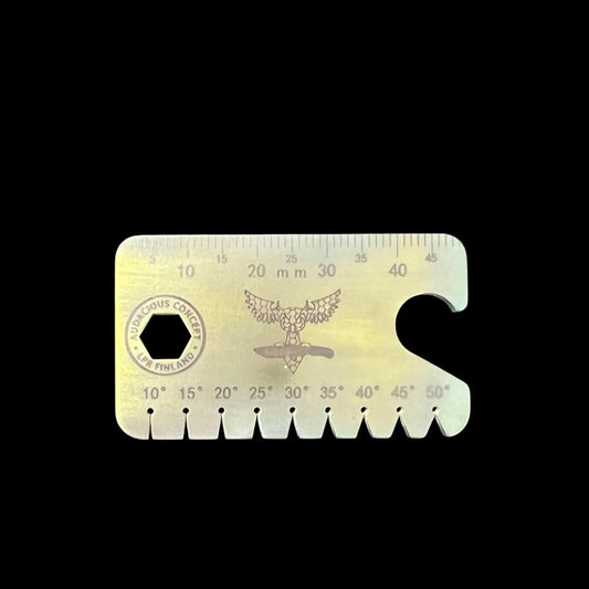 ACN001: Audacious Concept Dog Tag 3.0 Knife Anglefinder - BW1