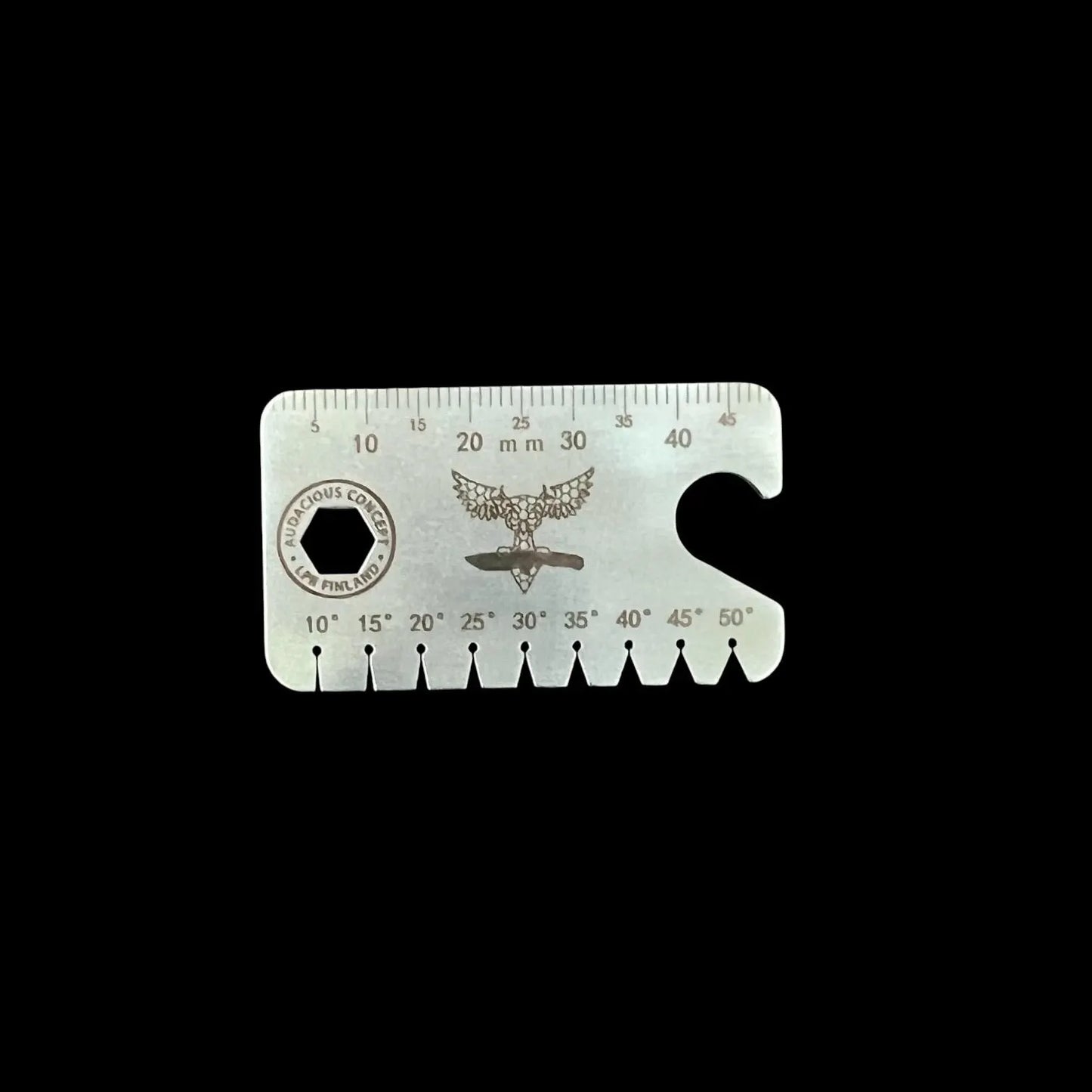 ACN001: Audacious Concept Dog Tag 3.0 Knife Anglefinder - BW3