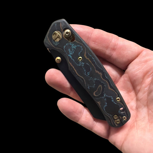 BESTECHMAN CICADA'S WING BMK06S: 3.15" 14C28N Blade, Shipwreck Scales, B-Lock, Folding Knife - BROP Exclusive