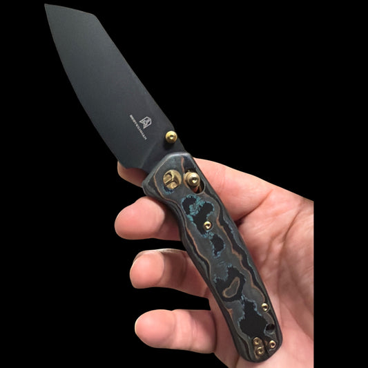 BESTECHMAN CICADA'S WING BMK06S: 3.15" 14C28N Blade, Shipwreck Scales, B-Lock, Folding Knife - BROP Exclusive