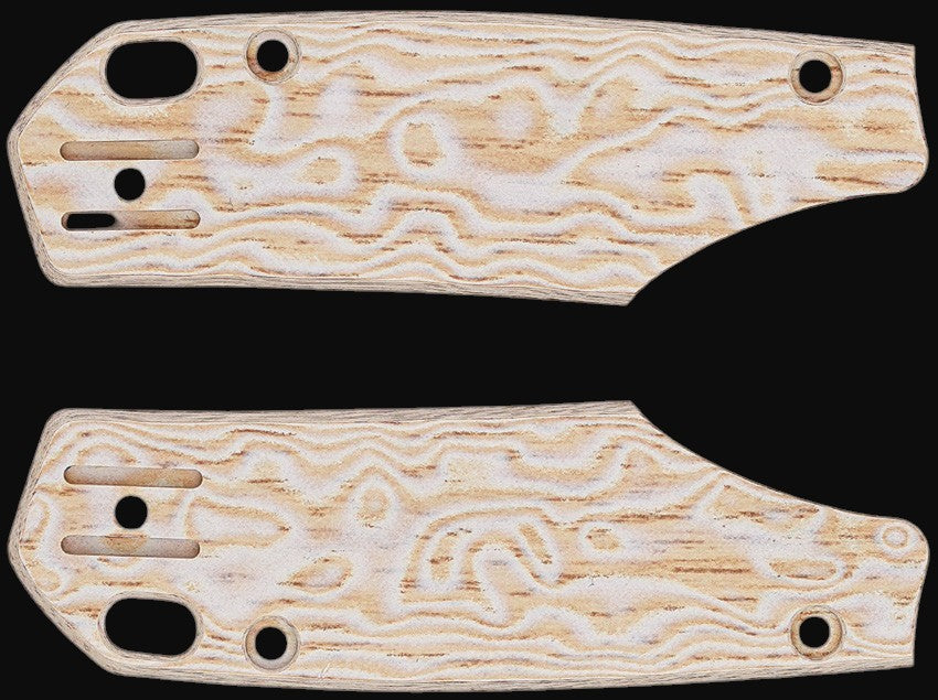 Vosteed Psyop 229 Replacement Handle Scales, Ivory Drift Bamboo Micarta, Knife Not Included - W0405