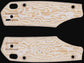 Vosteed Psyop 229 Replacement Handle Scales, Ivory Drift Bamboo Micarta, Knife Not Included - W0405